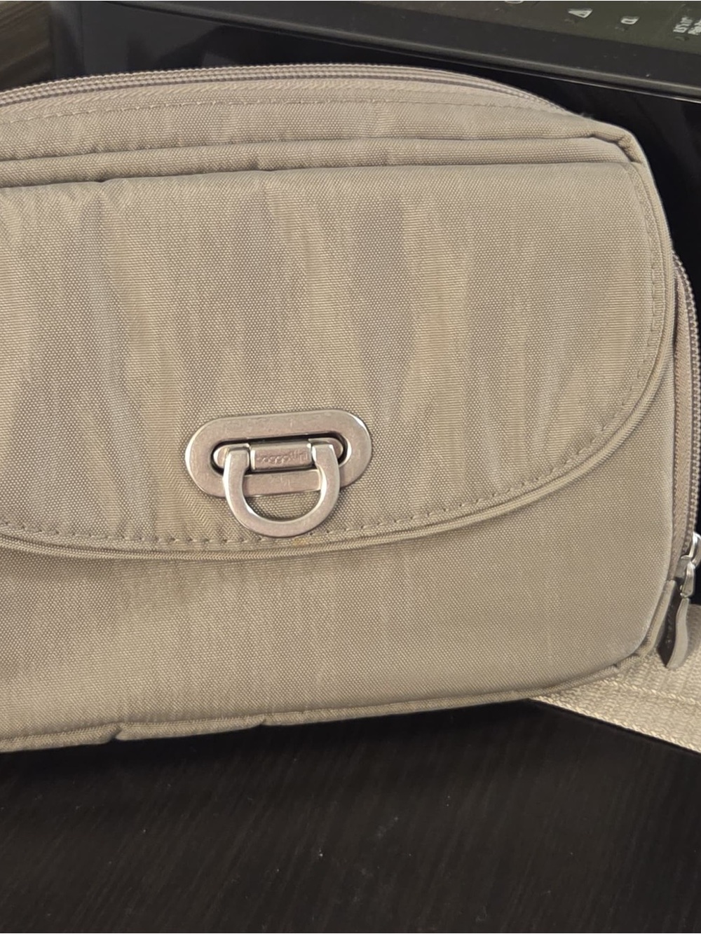 Baggallini Taupe Crossbody Bag